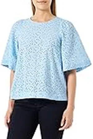 Seidensticker Dames Regular Fit Korte mouw Blouse, , 44, , 44