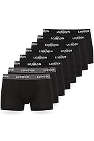 FM London Heren Hipsters (4/8-Pack) Mens Boxers, , S