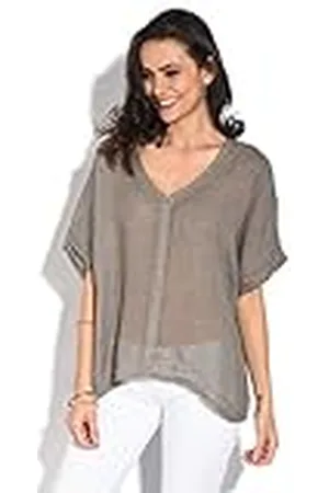 Bonamaison Vrouwen Trlsc100007 Blouse, Desert, 14 UK, , 40