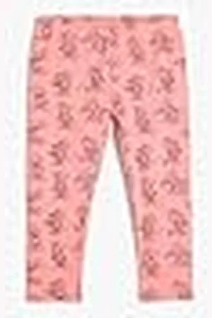 Koton Babygirls Minnie and Mickey Mouse gelicentieerde geribbelde katoenen legging, , 12-18 Maanden