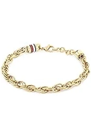Tommy Hilfiger Jewelry roestvrijstalen kettingarmband voor heren, geelgoud - 2790500