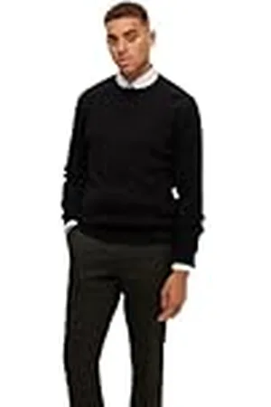 SELECTED SELETED HOMME Slhberg Cable Crew Neck Noos Pullover voor heren, , XXL