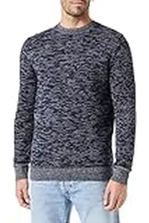 TOM TAILOR Uomini Gebreide trui in gemêleerde look 1034288, , XL