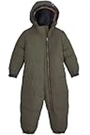 Killtec Kind Gewatteerde overall met capuchon/sneeuwpak is waterafstotend FIOW 20 MNS QLTD ONPC, dunkeloliv, 122/128, 42261-000