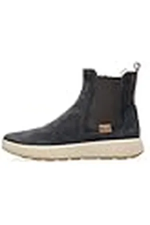 ARA Dames Roma Chelsea-laarzen, blauw, cognac, 36 EU breed, , 36 EU Breed