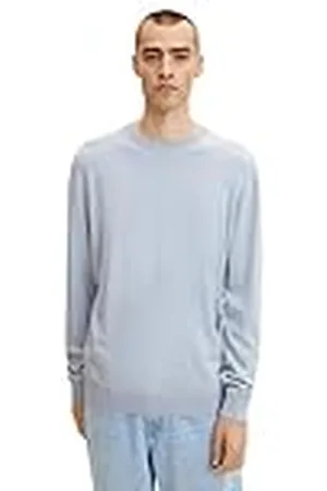TOM TAILOR Basic gebreide trui met ronde hals heren, , 3XL