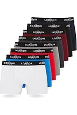 FM London Heren Hipsters (4/8-Pack) Mens Boxers, , S