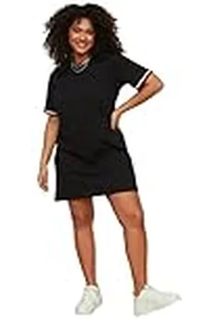 Trendyol Dames Bike-kraag gebreid T-shirt jurk jurk, , 42