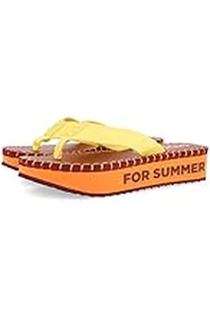 Gioseppo Verton teenslippers voor dames, , met strepen en lichte bodem, , 41 EU