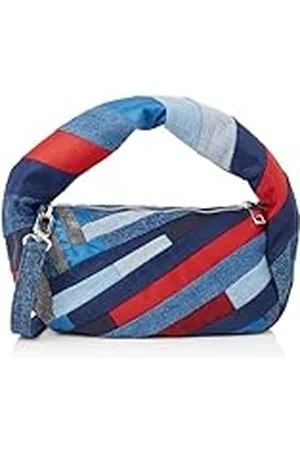 Desigual Dames Accessoires Denim Schoudertas, , One Size, , Eén maat
