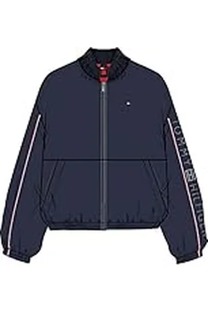 Tommy Hilfiger Meisjes Essential Logo Jas, , 74 cm