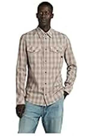 G-Star Marine Slim Shirt met lange mouwen, , XXL