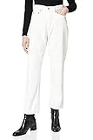Won Hundred Dames Pearl Tinted White Distressed Boyfriend Jeans