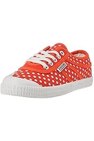 Kawasaki Unisex Polka Canvas Schoen Low-Top Sneakers, 5030 Cherry Tomato, 5 UK