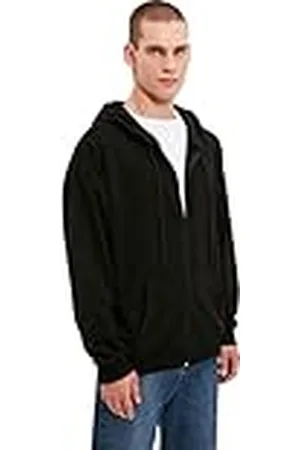 Trendyol Heren Black Male Oversize Fit Sweatshirt, S