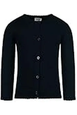 Salt & Pepper Cardigan voor meisjes, gebreid jack, inktblauw, normaal, , 116/122 cm