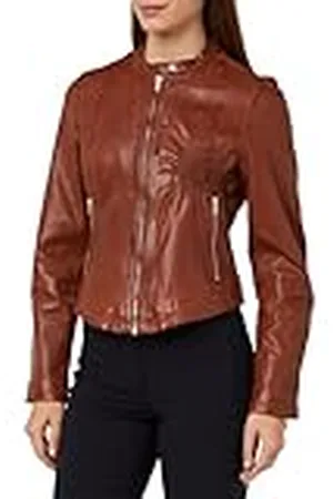 Freaky Nation Dames Maily-FN leren jas, , L, , L