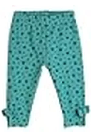 Koton Babygirl Leggings Geribbeld Bloem Gedrukt Katoen Strik Detail, , 12-18 Maanden