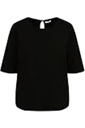 Seidensticker Modieuze damesblouse - shirt - oversized fit - gemakkelijk te strijken - ronde hals - korte mouwen - stretch, , 48