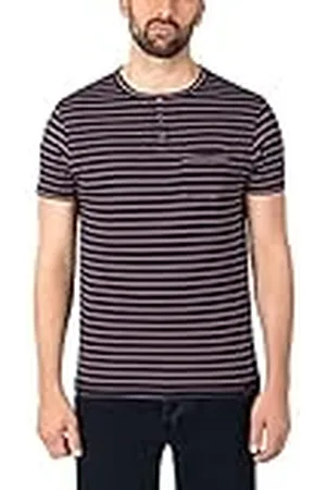 Timezone Henley-shirt voor heren, gestreept, , S
