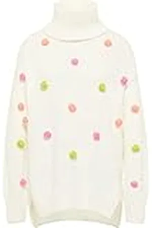 Blonda Dames gebreide trui 12419396-BL01, wolwit meerkleurig, M/L, , M/L