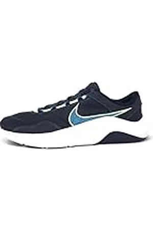 Nike Legend Essential 3, herensneakers, Anthracite Blue Lightning White Black, 42 EU