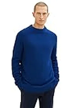 TOM TAILOR Uomini Gebreide trui met wol 1033526, , L