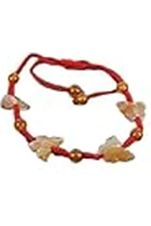 Lachineuse Armband met agaatvlinders – schoonheid en liefde, Eén maat, Katoen, Agaat