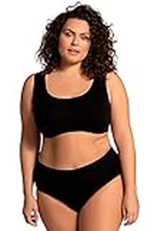 Ulla Popken Dames bustier T-shirt-beha, , 54-56