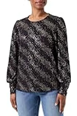 ONLY Dames Onlpella L/S Foil Puff Top JRS shirt met lange mouwen, , S