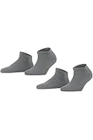 Falke Dames Korte sokken Happy Double Pack W Sn katoen kort eenkleurig 2 paar, , 35-38