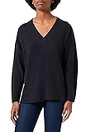 Part Two MaudaPW PU-pullover, donkermarineblauw, large dames
