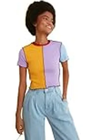 Trendyol Gebreide damesblouse, veelkleurig, XS
