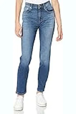 7 for all Mankind Dames Relaxed Skinny Slim Illusion Eco Beyond Jeans, , 26W x 30L
