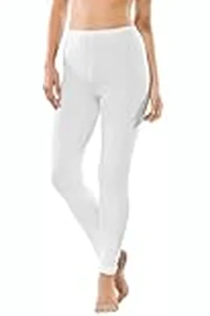 Schiesser Damen Leggings lange Unterhose - Luxury Baumwolle