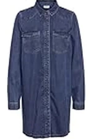 Noisy May Nmnew Signe L/S Denim Dress Vi002Mb Noos, , XL