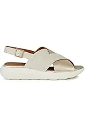 Geox Dames D SPHERICA EC5 C Sport Sandal, LT Sand/LT Gold, 42 EU, , 42 EU