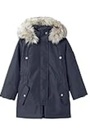 NAME IT Nkfmilla Parka Jacket Long Noos gewatteerde jas voor meisjes, , 134