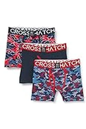 Crosshatch Heren Linamo Boxershorts, , L