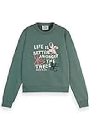 Scotch&Soda Puff Artwork Regular Fit sweatshirt voor dames, , XS