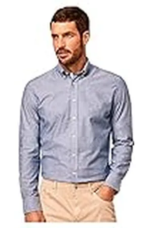 Hackett Heren Selvedge Button Down Shirt, L