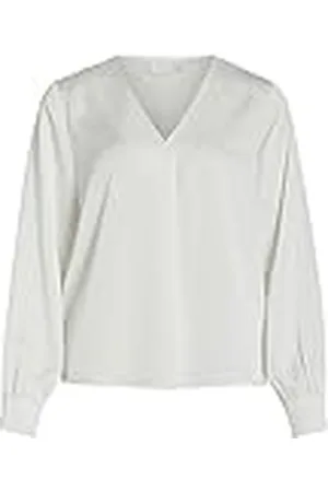 VILA Dames Viellette V-hals L/S Top-Noos blouse met lange mouwen, , 36