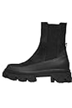 ONLY Dames Onltola-1 Nubuck Pu Chunky Boot-Noos enkellaarsjes, , 37 EU