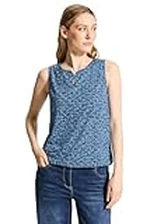 CECIL Burn-Out Print Top, , XXL
