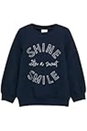 QS by s.Oliver Junior Sweatshirt voor meisjes met sierstenen, , 104-110 Grote maten