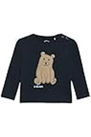 QS by s.Oliver Jongensshirt met lange mouwen en teddyapplicatie, , 74