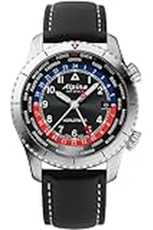 Alpina Analoog herenhorloge kwarts met roestvrijstalen armband Mid-39670