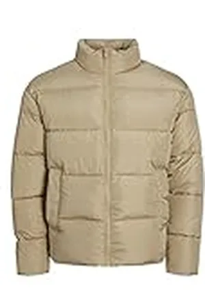 JACK & JONES Gewatteerde herenjas, hoge hals, , XL