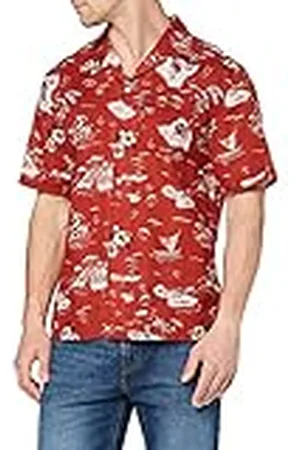 Original Penguin Heren Hula Print Shirt, , S