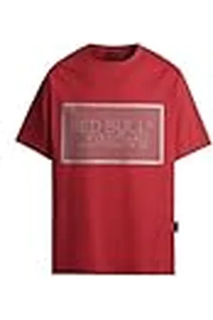 Pepe Jeans Heren RBR MESH Film Logo TEE T-Shirt, Rood (Mars RED), M, , M